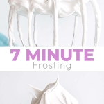 This old-fashioned 7 minute frosting recipe is light, delicious, and easy to make. A pure white frosting that's perfect for a variety of delicious desserts. | livforcake.com