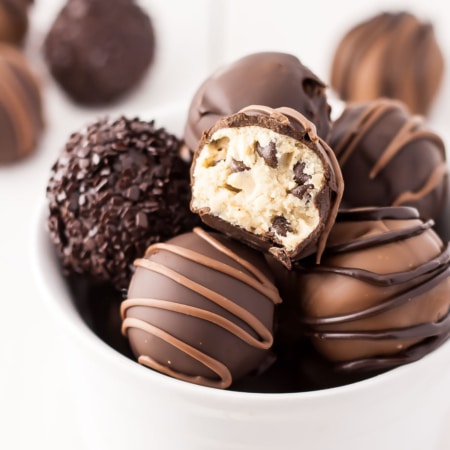 Truffles in a bowl