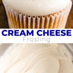 cream cheese frosting collage