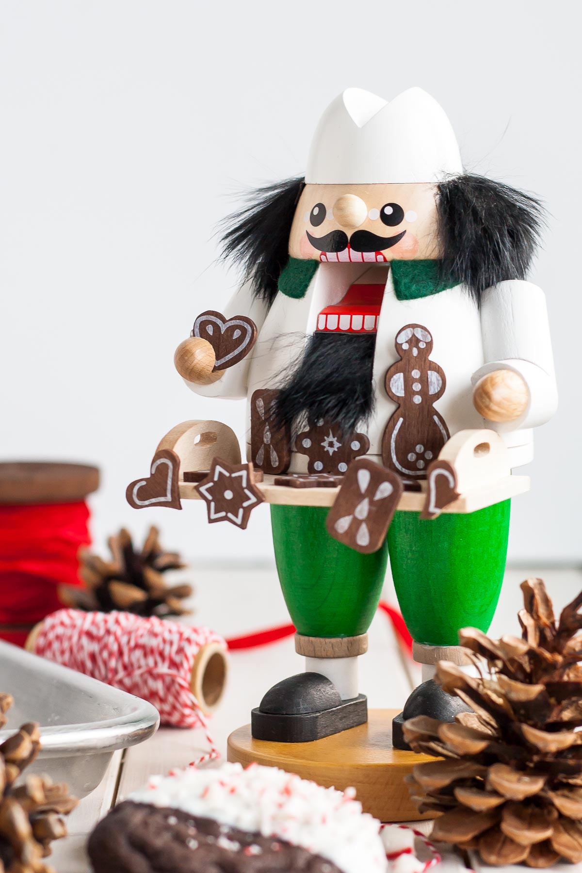 German nutcracker - baker with holiday cookies