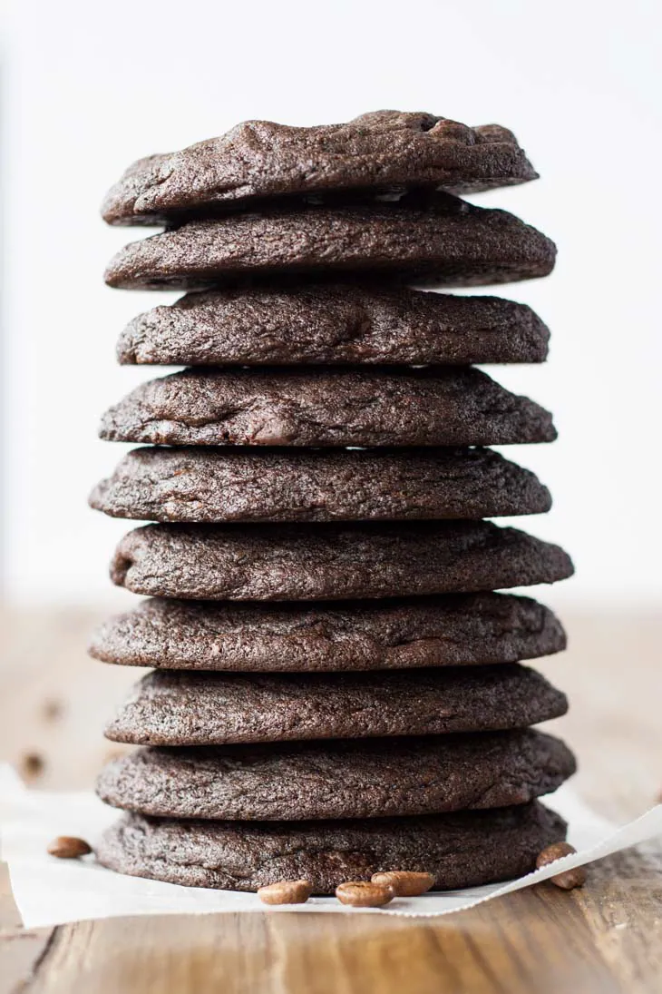 Stack of cookies.