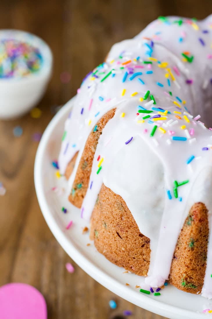 A close up of a piece of cake on a plate