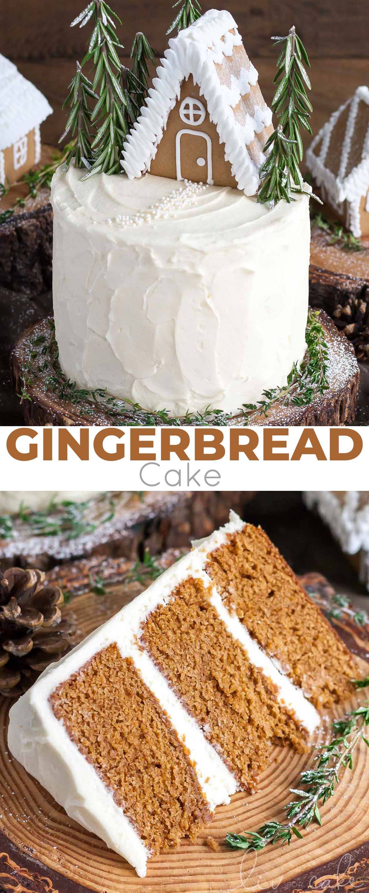 This Gingerbread Cake is perfect for the holidays!