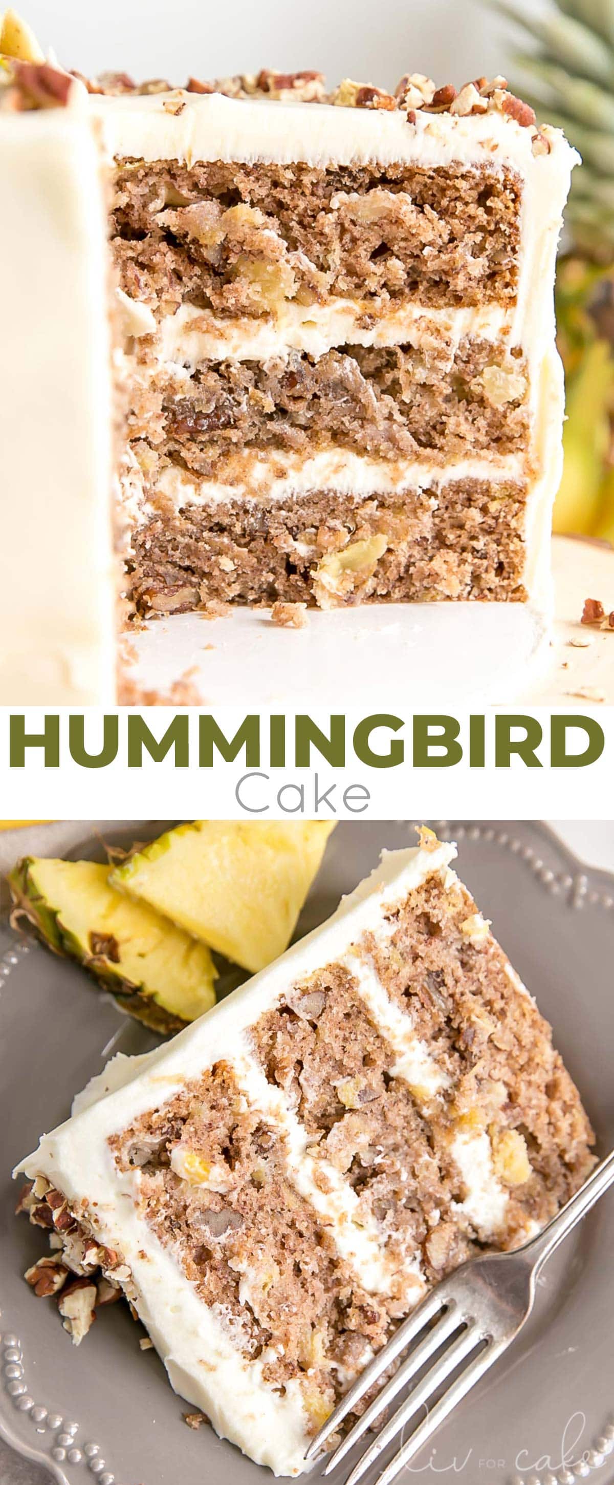 Hummingbird Cake photo collage