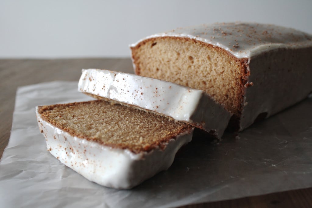 Loaf with slices cut out.