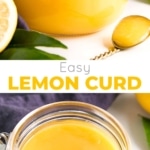 The easiest lemon curd recipe you will ever make! It's the perfect sweet-tart addition to your cakes, pastries, and a variety of other baked goods. | livforcake.com