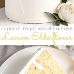 Lemon Elderflower Cake photo collage