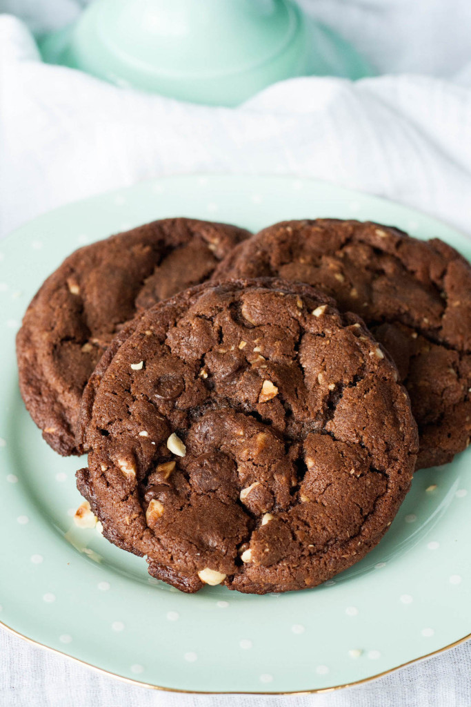 Close up of a cookie