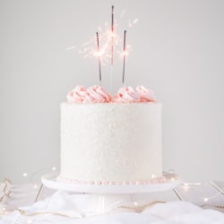 A decorated cake on a table