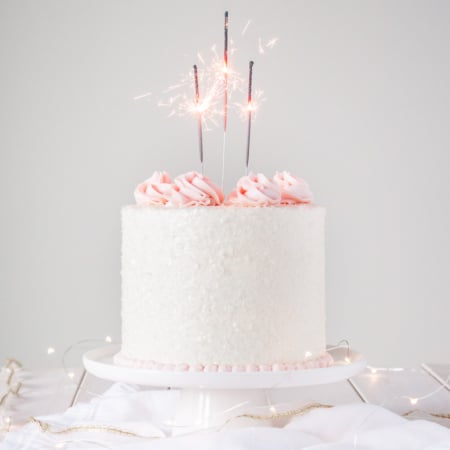 A decorated cake on a table