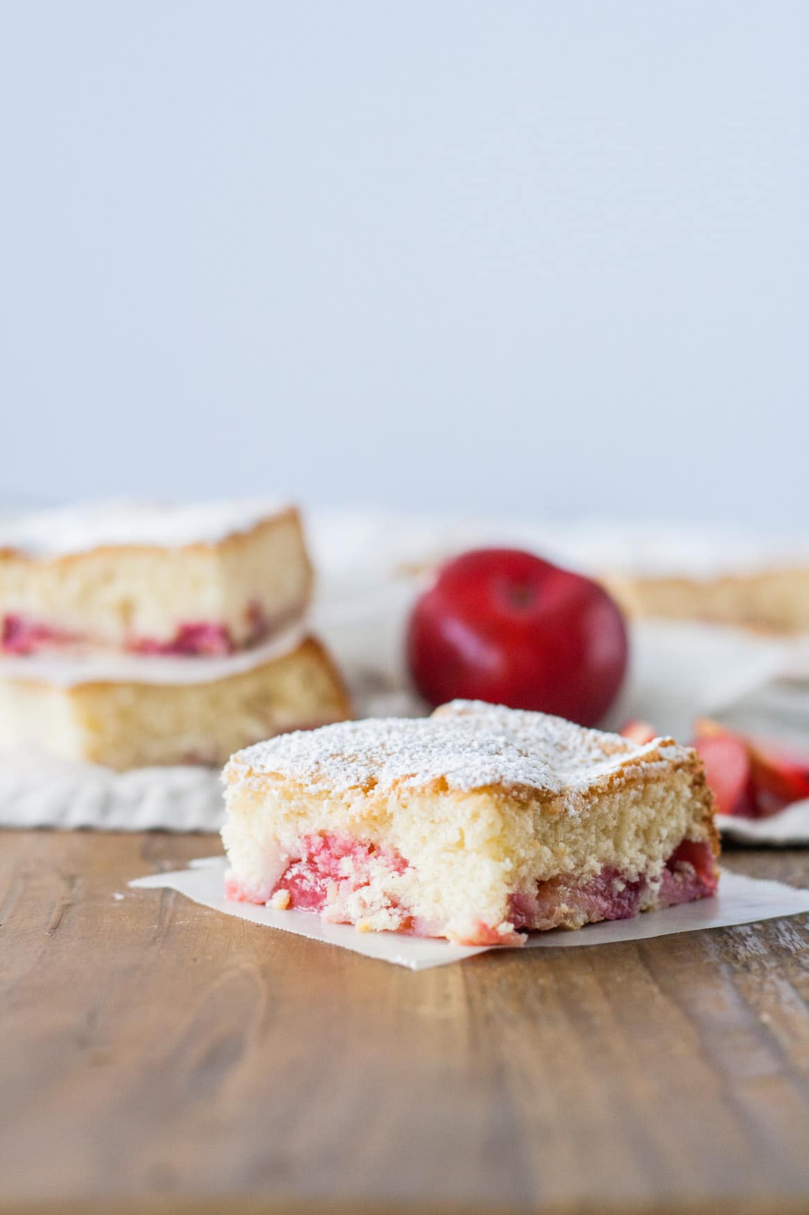 A piece of cake sitting on top of a table