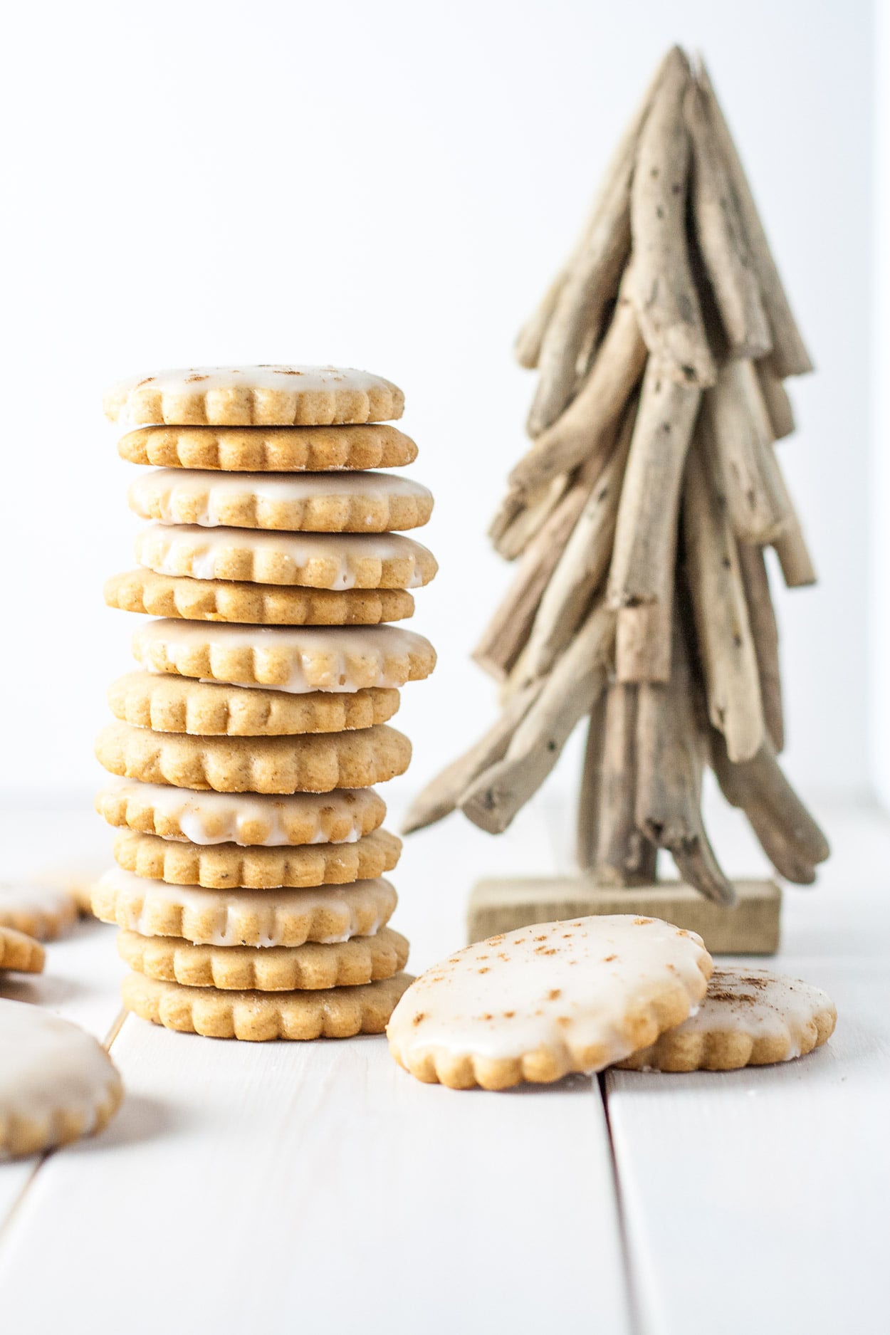 A stack of cookies.