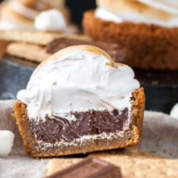 close up of a cookie cup