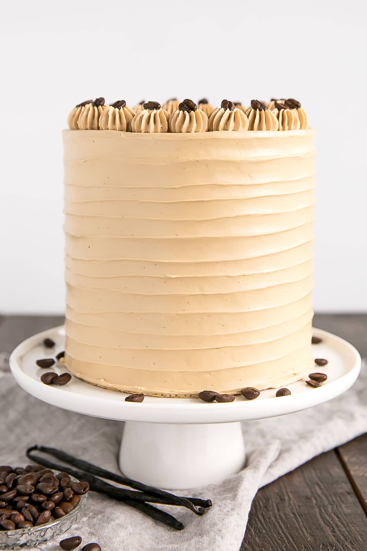 A large cake sitting on top of a table